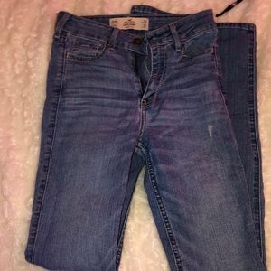 hollister highrise super skinny jeans